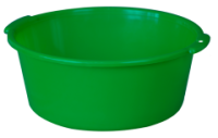 Таз 8л с ручками зеленый 03002