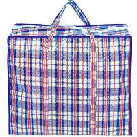 Сумка на молнии 60*50*30см клетка полипропилен 008579 /120шт/Рыжий Кот