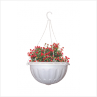 Кашпо подвесное Джулия 3,5л белый М1457