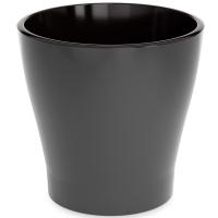 Кашпо Лея 10л графитовый с вставкой М8871