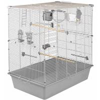 Клетка д/птиц СЕЛЕНА-2 78*48*66,5см разборная (укомплект) св-сер-бел/4681/Дарэлл