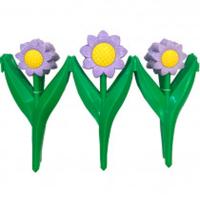 Забор Ромашка желто-мятный (0,3*2,25м, 5 секций)