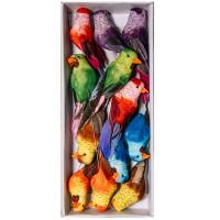 Стикер Попугаи 106175 12шт