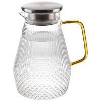 Кувшин 1,6л Aroma рельефного стекла крышка-фильтр 106478 /12шт/Leonord