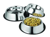 Миска для кошек и собак метал на резине 0,9л/AEDBNTR-05