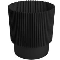 Кашпо Elsa Del D 13*16см черный 070861 /5шт/