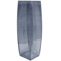 Ваза Бочка плоская h40см сер дым 1000/400-108 072967