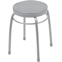 Табурет "Фабрик №1" с обручем серый ТФ01