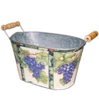 Кашпо металл овальное (23х13 х18см) WF112054 -3/3А/3В/3С