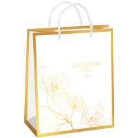 Пакет подарочный 18*23*10см "Exclusive" фольга мат. лам. MESHU/Рельеф