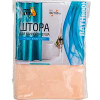 Штора для ванной Бежевая 180*180см 005746