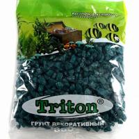 Грунт для аквариума Тритон блестящий морская волна 800гр