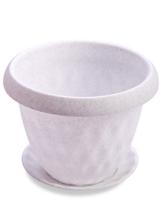 Кашпо "Розетта" 2,8л мрамор С127МРА