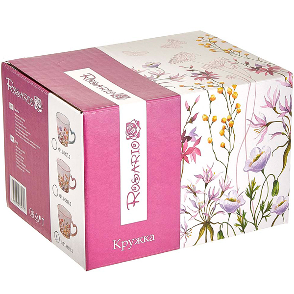 Кружка 350мл Summer бежевый Ф11-089L1 /48шт/ Rosario