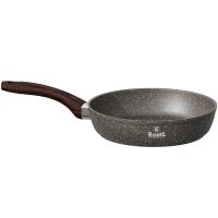 R-10626 Сковорода алюмин. литая D26 с антипр. покр. индук. дно коричневый гранит /6шт/Маруся