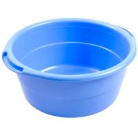 Таз 8л круглый ударопрочный голубой /10шт/Рад