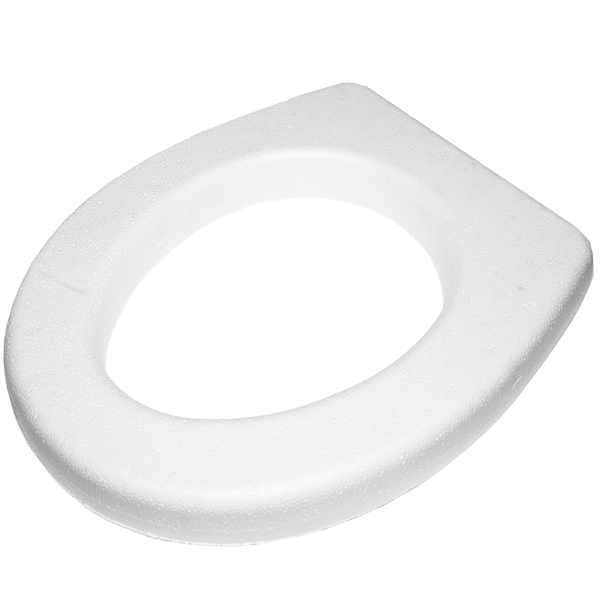 Сиденье д/туалета Люкс 42*36*4,5см пенопласт ПП /6шт/ 