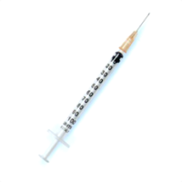 Шприц однораз. с имп.иглой 1мл(инсулиновый) U-100 Премиум А/1250шт/Комарик