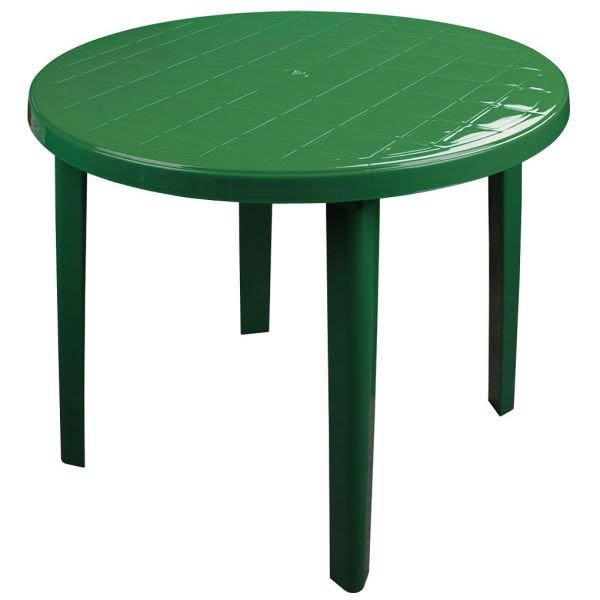 Стол круглый d 90см зеленый 05035 