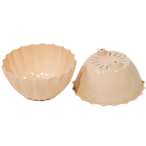 Кашпо Ракушка 2,4л жемчуг со вставкой 