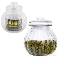 Банка для сыпучих продуктов стеклянная с крышкой 0,75л BOLLA