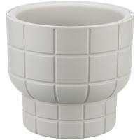 Кашпо КАРЕ D180 1,9л кремовый с вставкой М3257 /8шт/М-пласт