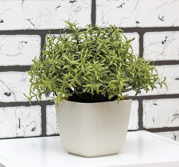 Кашпо ПИКАНТО 1,8л французский серый 15*15см М3209