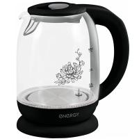 Чайник электр. 1,7л ENERGY стекло, пластик E-286Т черный /6шт/004544