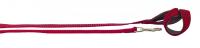 Поводок нейлон 25мм Премиум светоотражающий с неопреновой подкладкой красный 1,5м/02225051-02