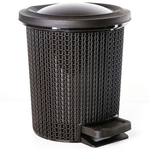 Контейнер д/мусора Soul 6л с педал. венге SV4064 /2шт/ПР