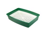 Туалет для кошек глубокий с сеткой зеленый ВАКА 