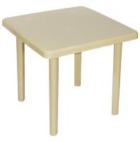 Стол квадратный 80*80см бежевый 