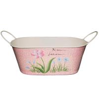 Кашпо металл овальное (26х15см) WFH - 10A126