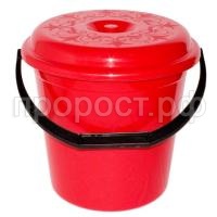 Вдро 15л с кр мерное красное