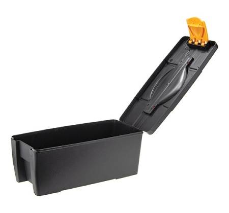 Органайзер д/инструментов 28*13,5*11,5см черный с желтым М2968 /9шт/М-пласт 